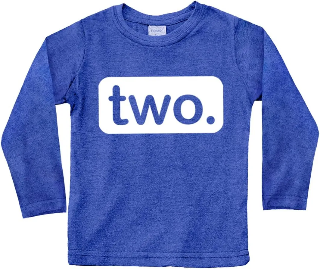 2nd Birthday Shirt boy 2 Year Old Toddler Kids Outfit Second Two t-Shirt Party