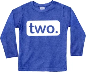 2nd Birthday Shirt boy 2 Year Old Toddler Kids Outfit Second Two t-Shirt Party
