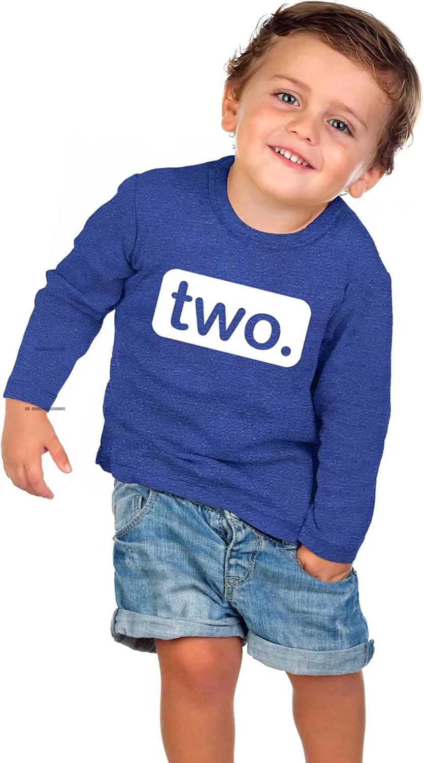 2nd Birthday Shirt boy 2 Year Old Toddler Kids Outfit Second Two t-Shirt Party