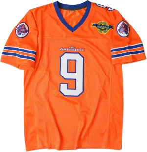 90s Football Jersey for Party,Bobby Boucher #9 The Waterboy Sandler 50th Anniversary Movie Football Jersey