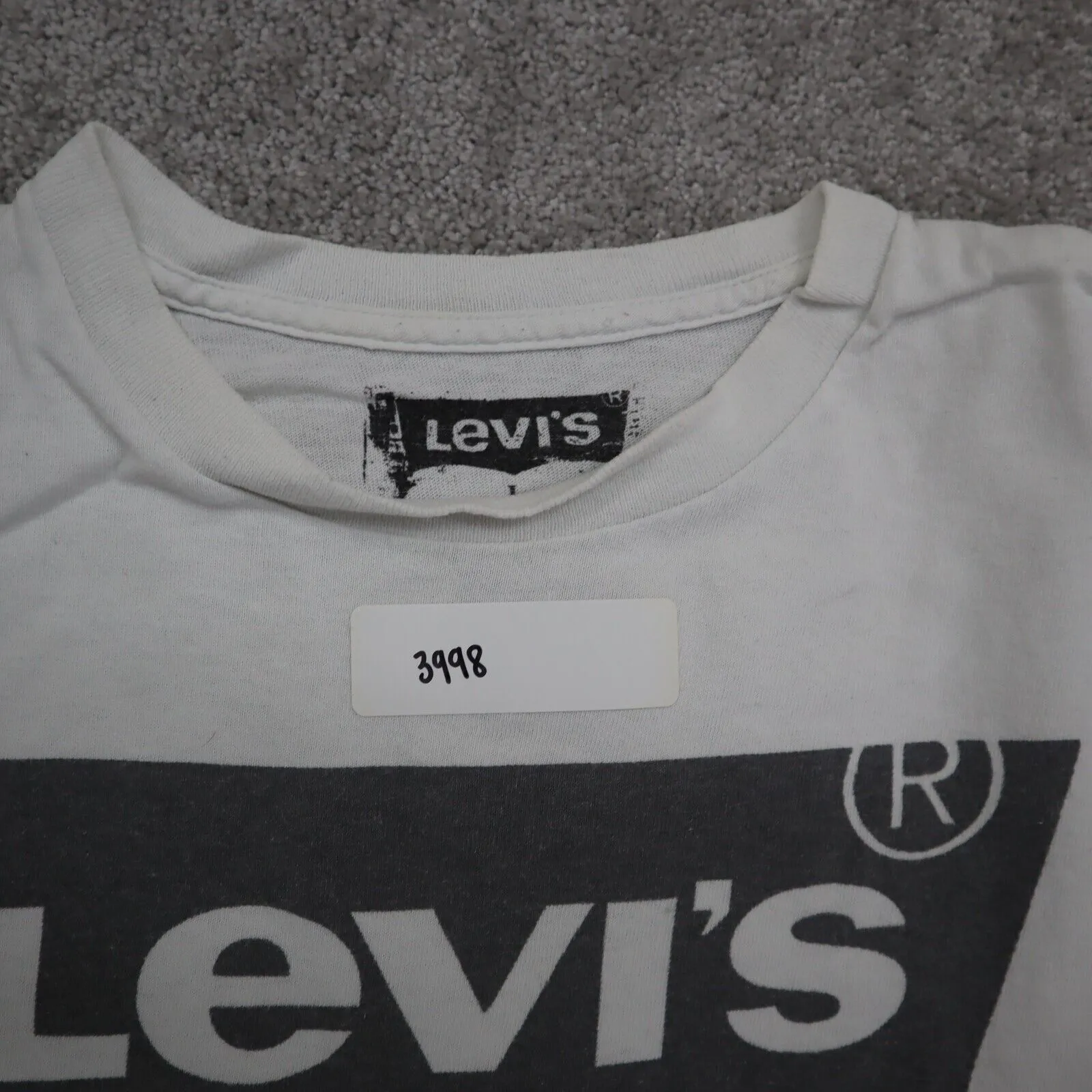 Adidas Sports T-Shirt Men's Large White Short Sleeves Graphic Sports Logo Shirt