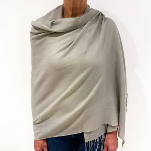 Brand New Taupe Brand New Cashmere Pashmina Scarf