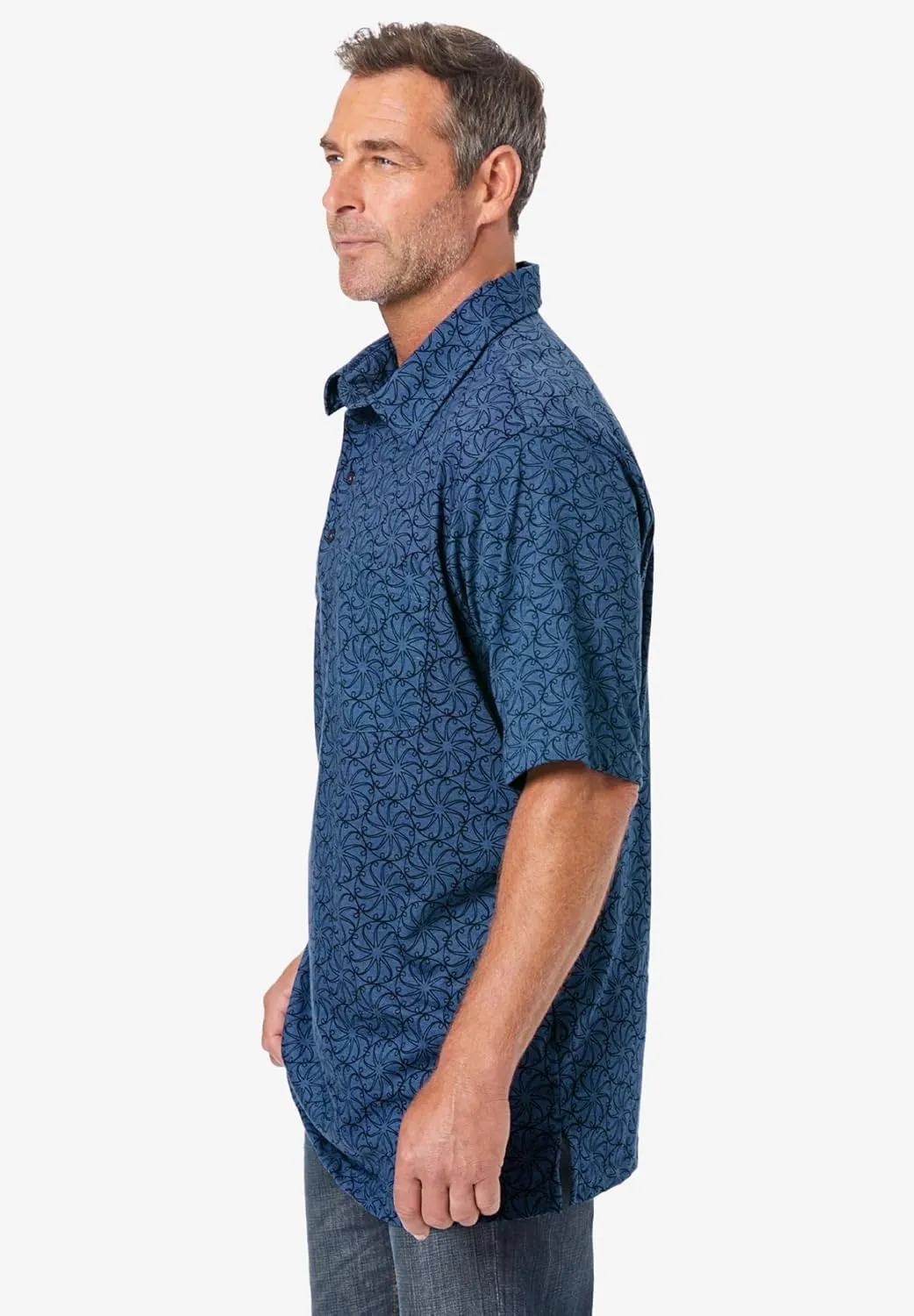 KingSize Men's Big & Tall Lightweight Jersey Polo