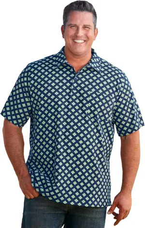 KingSize Men's Big & Tall Lightweight Jersey Polo