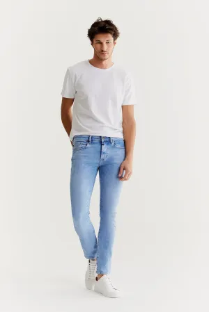 Leo - Slim Fit Stretch - Light Blue
