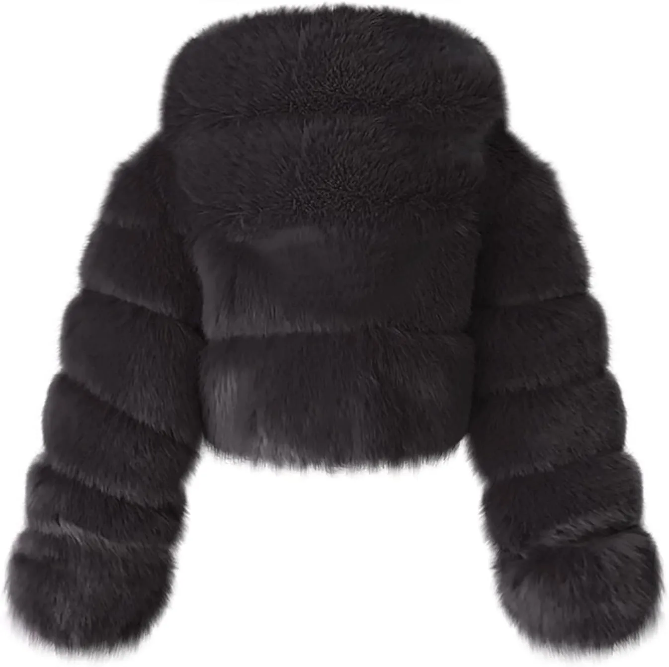 Leopard Printed Trench Coats for Women Luxury Faux Fur Fluffy Winter Cardigan Business Casual Long Sleeve Jackets