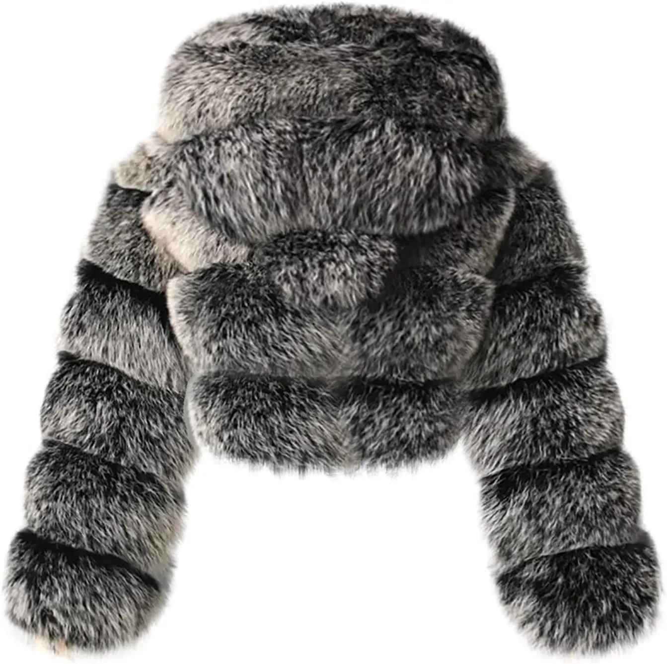 Leopard Printed Trench Coats for Women Luxury Faux Fur Fluffy Winter Cardigan Business Casual Long Sleeve Jackets