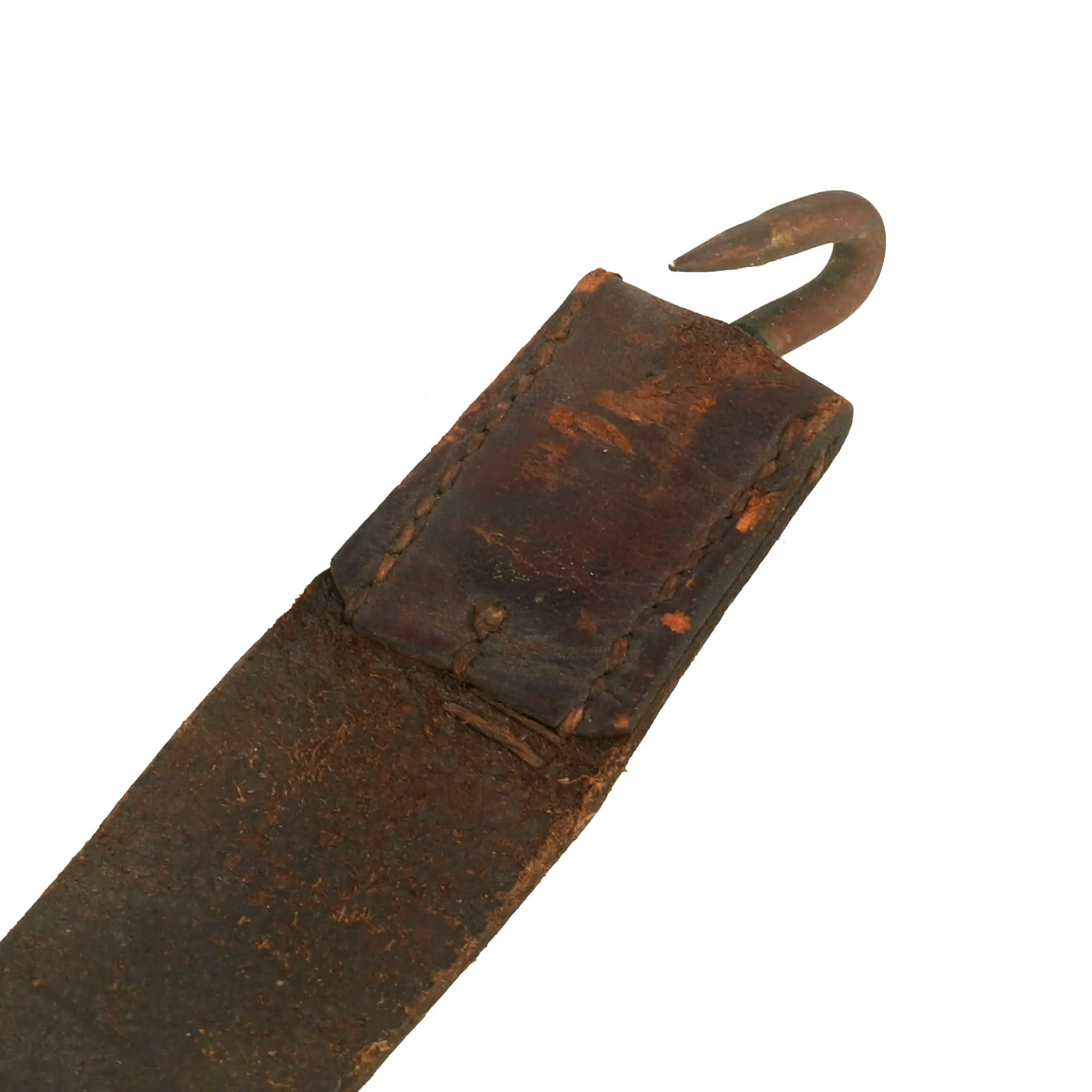 Original U.S. Civil War Excellent Musket Sling with Rare Markings by Ridabock & Co. - 39½” Long