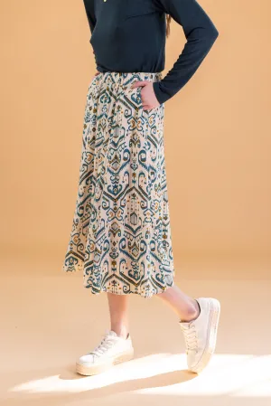 Skirt Echo Ethnic Ikat.