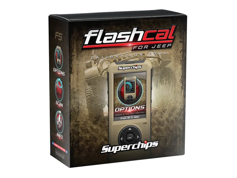 SUPERCHIPS Flashcal Calibration Tool for 18-up Jeep Wrangler JL & JL Unlimited