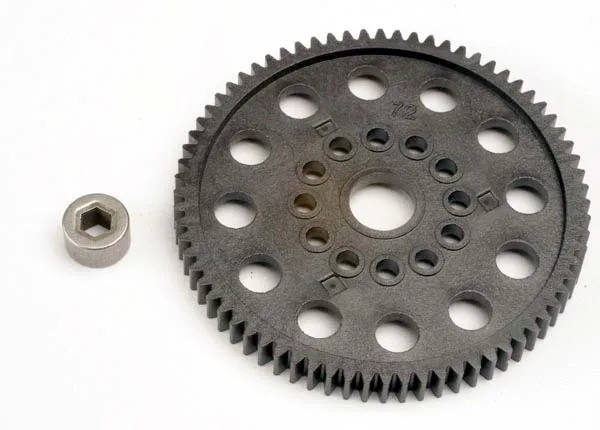 Traxxas Spur Gear w/Bushing: 32P (72T)
