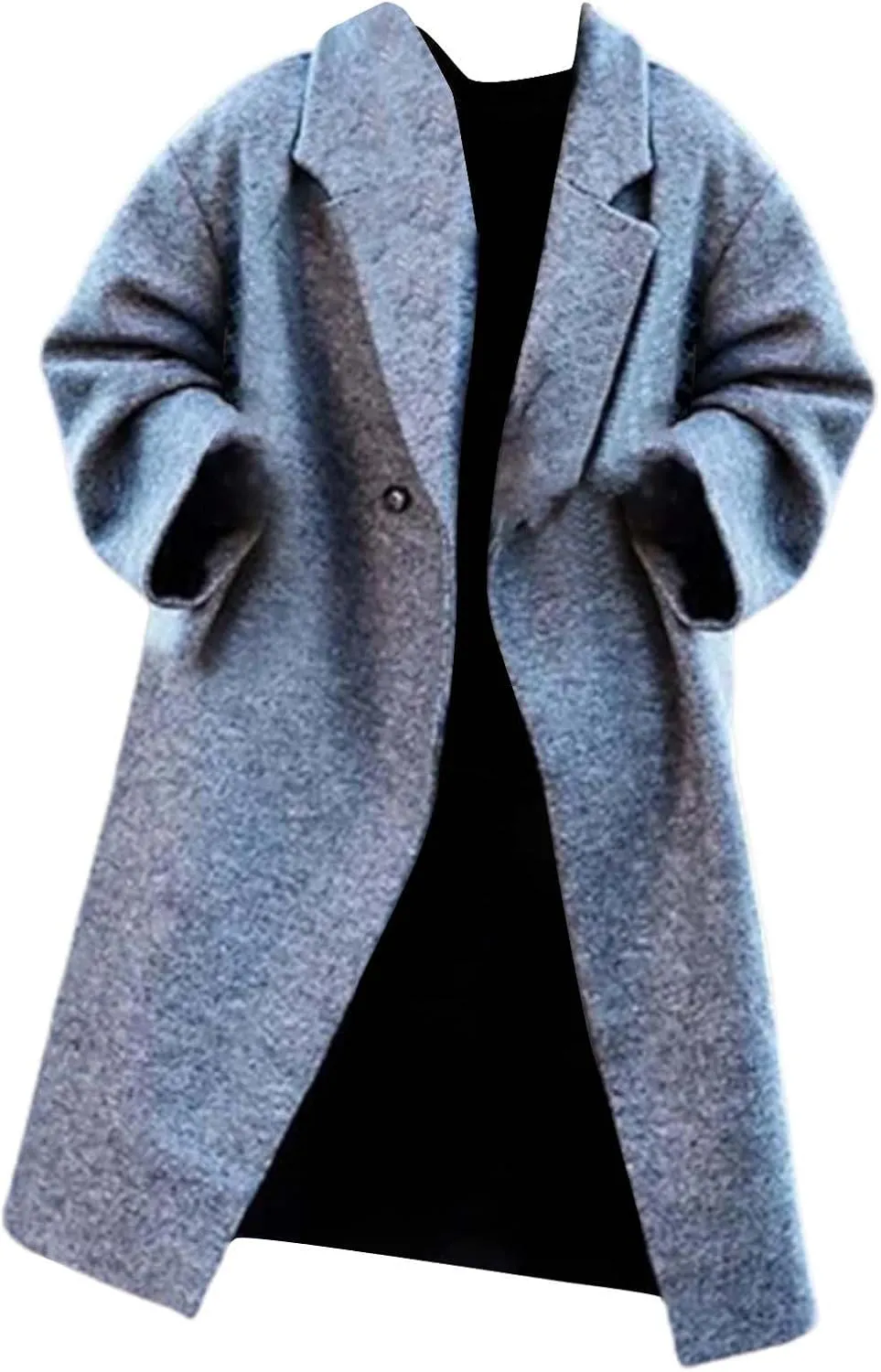 Women's Coats Basic Long Jacket Coat Coat Trench Long Jacket Ladies Slim Long Belt Elegant Winter Coats for Women