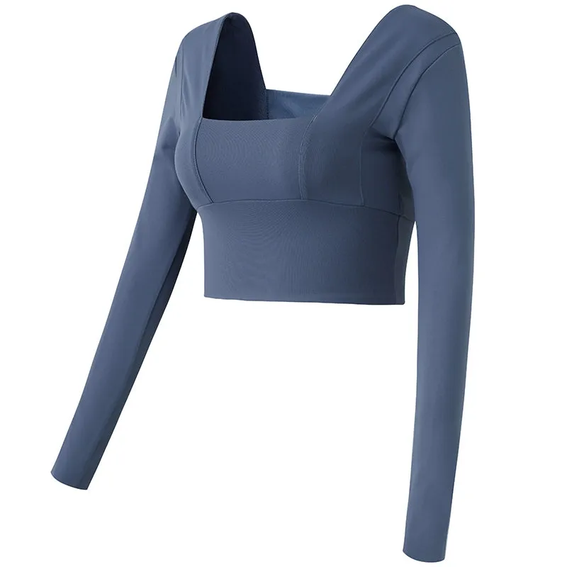 Yoga All-Match Stretch Quick-Dry Tight Long Sleeve Training Clothes